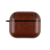 Funda protectora de cuero a prueba de golpes para auriculares inalámbricos AirPods 3, para AirPods 3